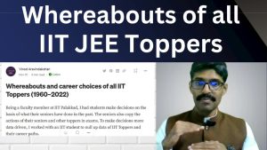 Read more about the article What happened to the IIT Toppers? Complete summary and findings of 50 years (1960–2022)