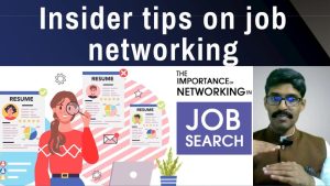 Read more about the article Insider tips on job networking