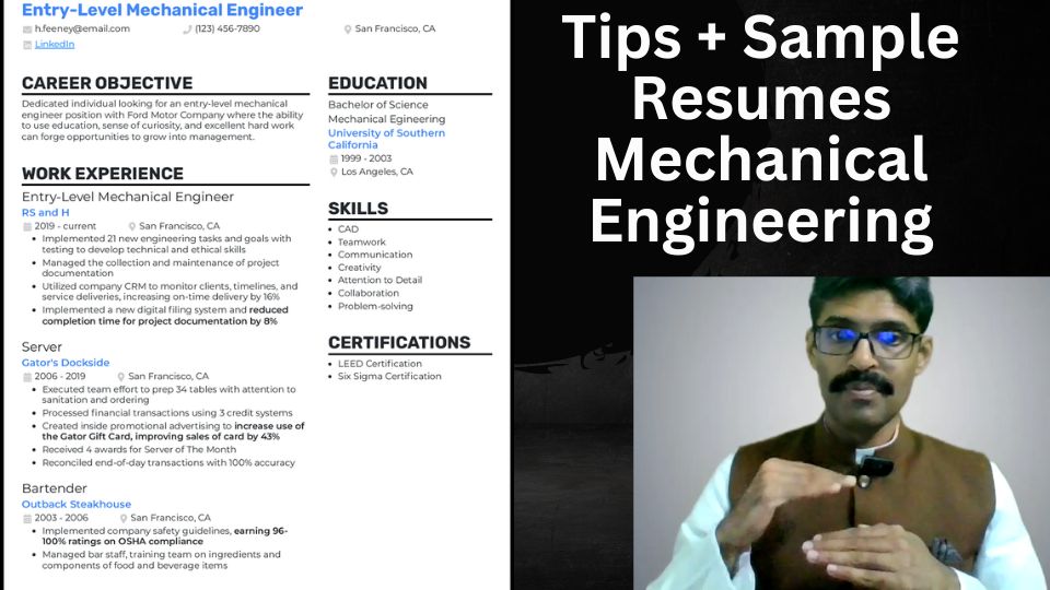 You are currently viewing How to write a Mechanical Engineering resume that a recruiter will notice I Tips, format, template