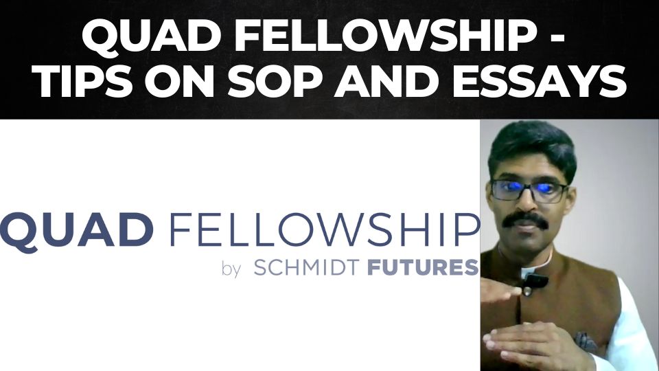 You are currently viewing Quad fellowship – tips on SOP and essays