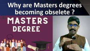 Read more about the article Careers 118 – Why are Master’s degrees becoming increasingly obsolete?