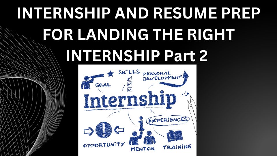 You are currently viewing FFE Student discussion: Internship and Job search tips 2/6