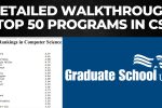 Walkthrough of top 50 programs in Computer Science – US Graduate School