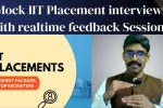 Mock placement interviews with realtime feedback – IIT Palakkad Part 1