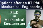 Career options after an IIT PhD in Mechanical Engineering